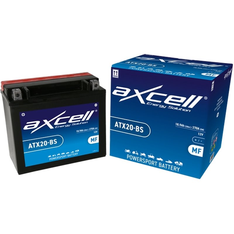 AXCELL motobatéria 12V 18Ah AGM DRY, ATX20-BS