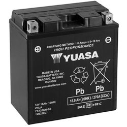 YUASA 18,9Ah Motobatéria 12V , 270A , YTX20CH-BS