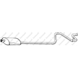 Koncový tlmič výfuku BOSAL 292-231