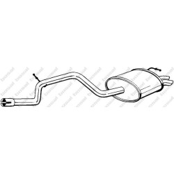 Koncový tlmič výfuku BOSAL 279-113