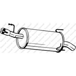 Koncový tlmič výfuku BOSAL 185-971