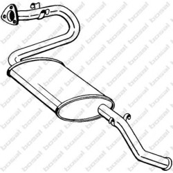 Koncový tlmič výfuku BOSAL 280-273