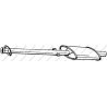 Stredný tlmič výfuku BOSAL 278-021