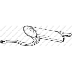 Koncový tlmič výfuku BOSAL 280-211