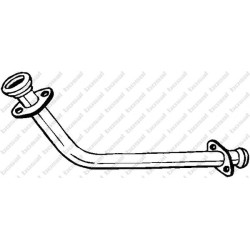 Výfukové potrubie BOSAL 736-811