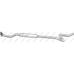 Stredný tlmič výfuku BOSAL 288-137