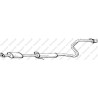 Stredný tlmič výfuku BOSAL 286-819