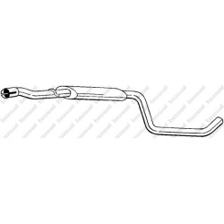 Stredný tlmič výfuku BOSAL 284-073