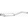 Stredný tlmič výfuku BOSAL 283-887