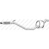 Stredný tlmič výfuku BOSAL 283-009