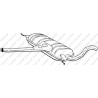 Stredný tlmič výfuku BOSAL 282-905