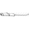 Stredný tlmič výfuku BOSAL 282-063