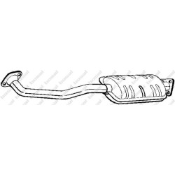 Predný tlmič výfuku BOSAL 185-077