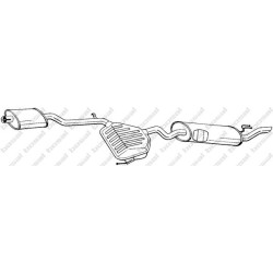 Koncový tlmič výfuku BOSAL 294-137