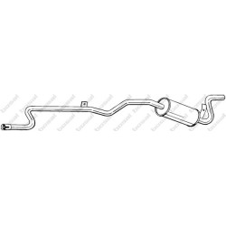 Koncový tlmič výfuku BOSAL 287-043