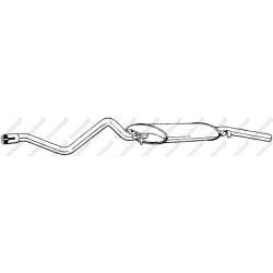 Koncový tlmič výfuku BOSAL 282-205