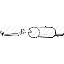 Koncový tlmič výfuku BOSAL 279-945