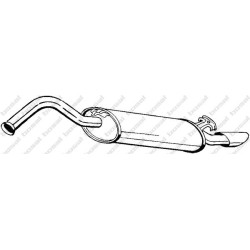 Koncový tlmič výfuku BOSAL 278-829