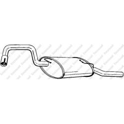 Koncový tlmič výfuku BOSAL 235-209