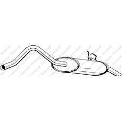 Koncový tlmič výfuku BOSAL 200-259
