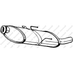 Koncový tlmič výfuku BOSAL 190-863