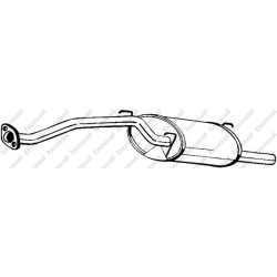 Koncový tlmič výfuku BOSAL 115-823