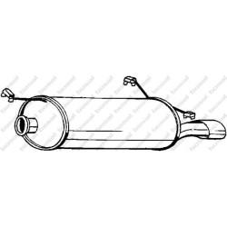 Koncový tlmič výfuku POLMO 04.91