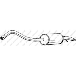 Koncový tlmič výfuku POLMO 08.13