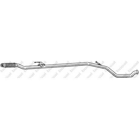 Výfukové potrubie BOSAL 952-161