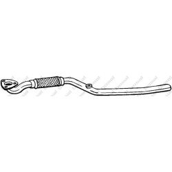 Výfukové potrubie BOSAL 853-001