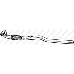 Výfukové potrubie BOSAL 852-317