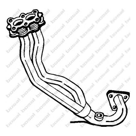 Výfukové potrubie BOSAL 753-321