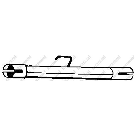 Výfukové potrubie BOSAL 713-411