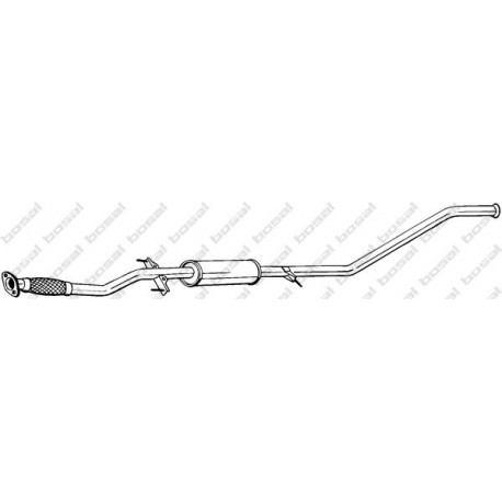 Stredný tlmič výfuku BOSAL 293-005