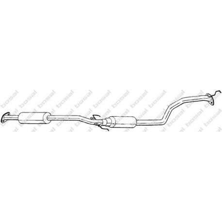 Stredný tlmič výfuku BOSAL 290-341