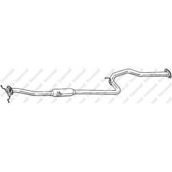 Stredný tlmič výfuku BOSAL 289-135