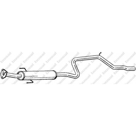 Stredný tlmič výfuku BOSAL 289-041