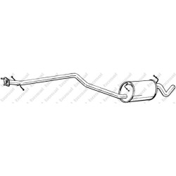 Stredný tlmič výfuku BOSAL 289-017