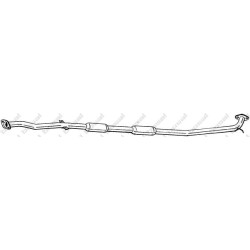 Stredný tlmič výfuku BOSAL 288-751