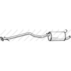 Stredný tlmič výfuku BOSAL 288-147