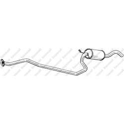 Stredný tlmič výfuku BOSAL 286-775