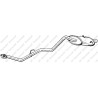 Stredný tlmič výfuku BOSAL 286-639