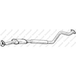 Stredný tlmič výfuku BOSAL 286-283
