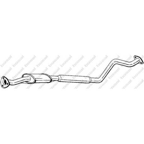 Stredný tlmič výfuku BOSAL 286-283