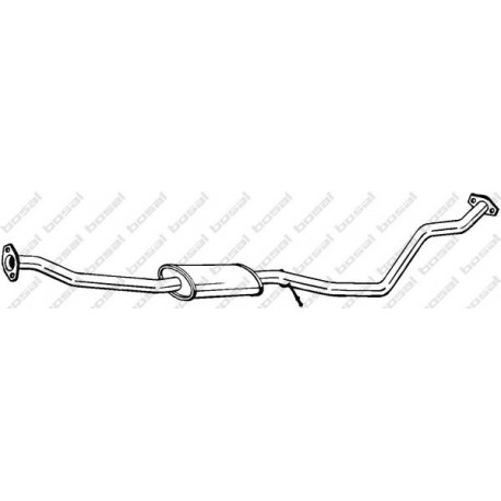 Stredný tlmič výfuku BOSAL 286-103