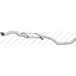 Stredný tlmič výfuku BOSAL 285-849