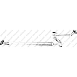 Stredný tlmič výfuku BOSAL 285-805