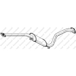 Stredný tlmič výfuku BOSAL 285-771
