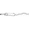 Stredný tlmič výfuku BOSAL 285-541
