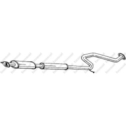 Stredný tlmič výfuku BOSAL 285-397